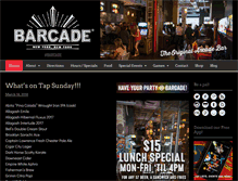 Tablet Screenshot of barcadenewyork.com